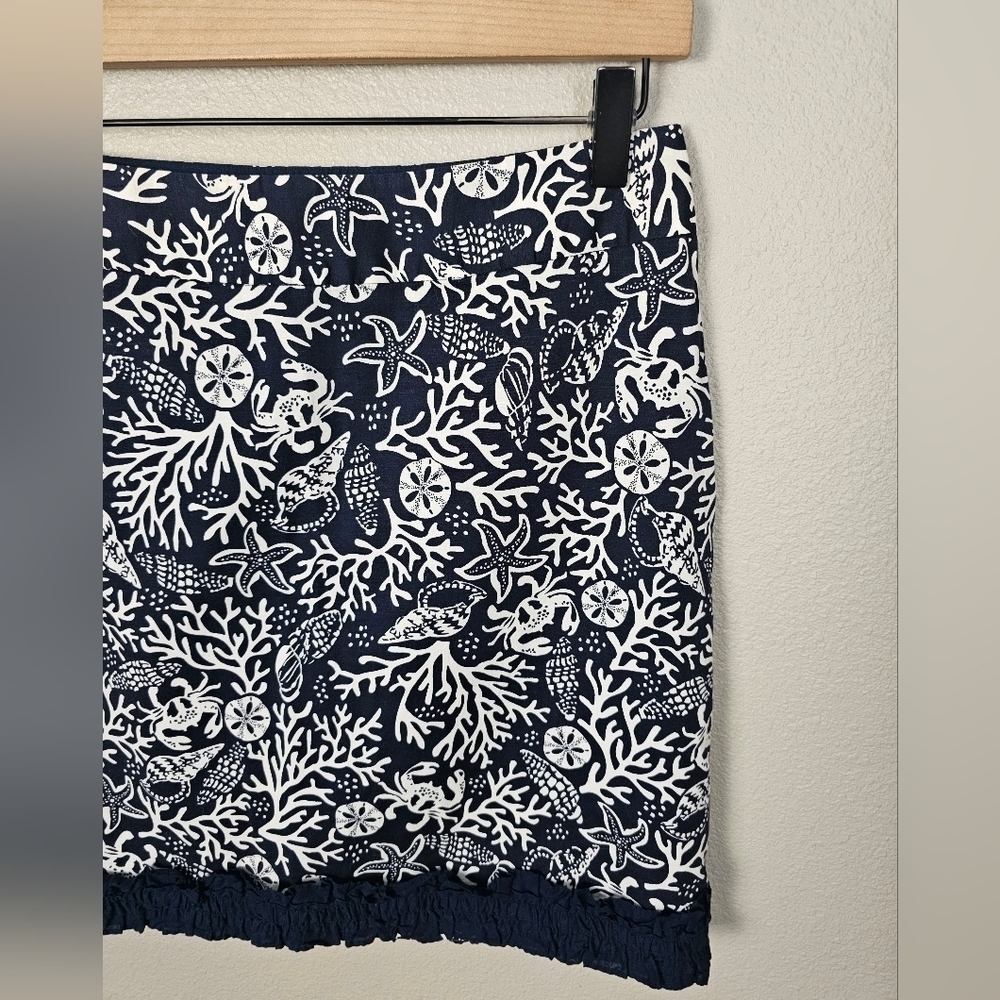 Vineyard Vines Womens Coastal Under the Sea Mini Skirt - Picture 3 of 7